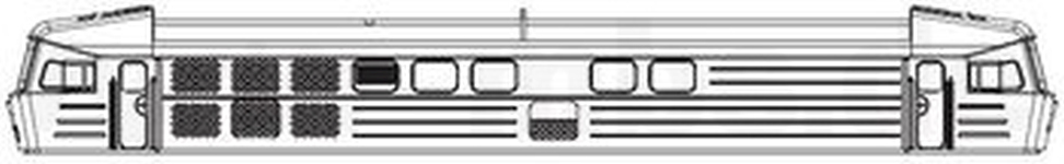 PIKO ET97921A-43 - H0 - Gehäuse dekoriert mit Fenster